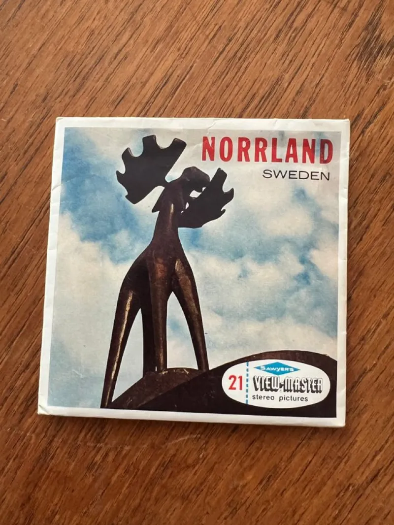 Tradera Norrland, View-Master stereobilder^ Miniatyroptica