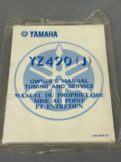 Tradera Nos Verkstadshandbok Yamaha 490 (J) yz490^ Motocross