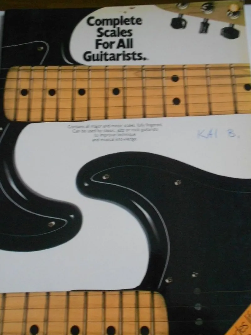 Tradera NOTALBUM COMPLETE SCALES FOR ALL GUITARISTS^ Noter & Nothäften
