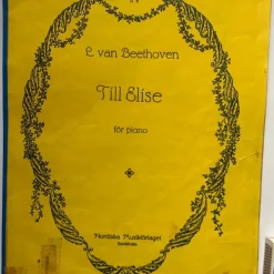 Tradera Noter - Till Elise för piano - Für Elise^ Noter & Nothäften