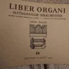 Tradera noter 0rgel LIBER ORGANI 30x22,5 cm !^ Noter & Nothäften