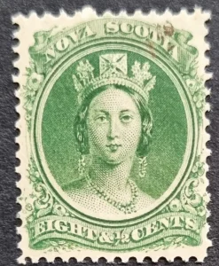 Tradera Nova Scotia Scott 11 MHOG Se besk.för förkort^ Nordamerika