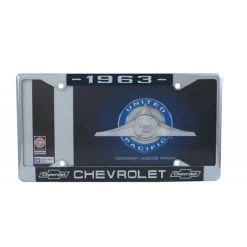 Tradera Nummerplåtsram i Kromad metall Chevrolet 1963^ Veteranbilar Före 1990