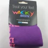 Tradera Handboll<*NY 1 PAR Wacky sox Medium 35-40 Komfortabla Socka Strumpor Sportsocka - Lila
