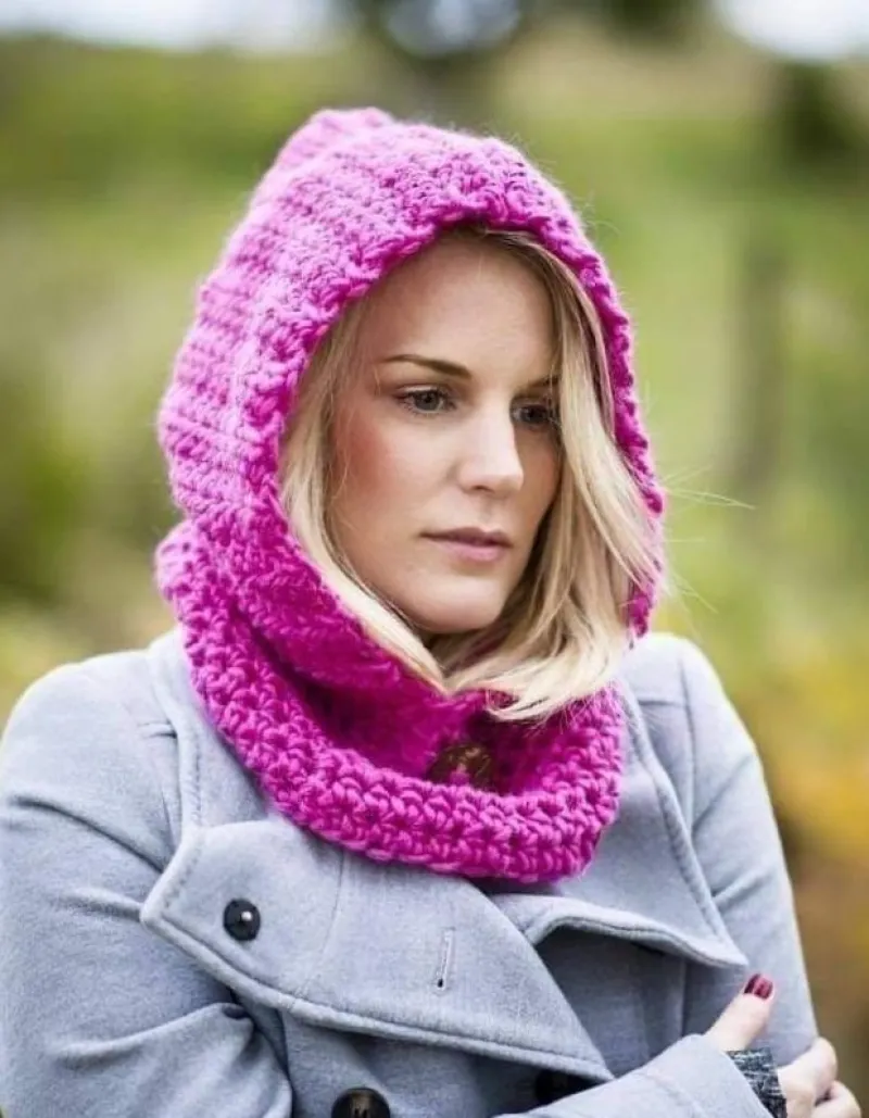 Tradera NY cerisrosa la Kim yllemössa (one size)> Huvudbonader