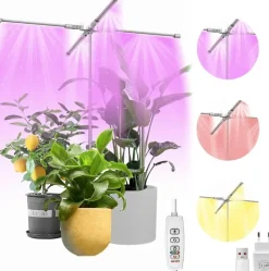 Tradera Krukor & Odlingssystem<NY! Effektiv växtlampa med justerbar höjd och automatisk timer