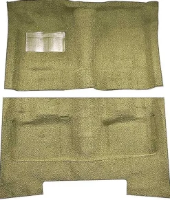 Tradera Ny Formpressad Golvmatta 1955-57 Chevrolet 1955-56 Pontiac 523 Gold^ Biltillbehör