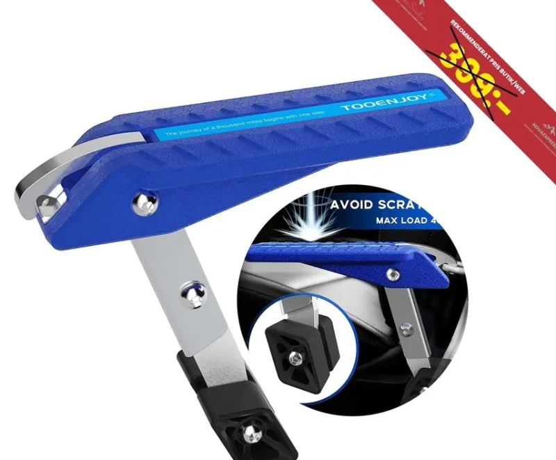 Tradera NY Hopfällbar bildörrspedal | Klarar vikt upp till 150kg | Justerbar vinkel!^ Husbilar & Husvagnar