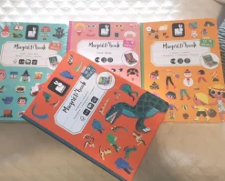 Tradera NY! Janod Magnet'i'book - Dinosaurier> Magneter