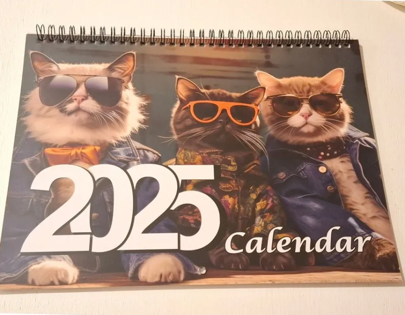 Tradera Ny kattkalender 2025> Almanackor & Kalendrar