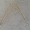 Tradera NY lång rosenkrans radband/halsband krucifix kors Jesus naturfärgade runda kulor> Ikoner & Religiösa Föremål