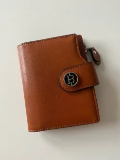 Tradera Ny plånbok 16 kreditkortsfack, myntfack, brunt läder> Plånböcker