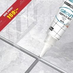 Tradera NY Reparationssats för för kakel och keramikfog | Inkl tejp etc> Golv, Kakel & Klinker