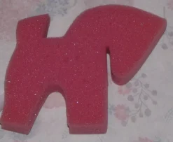 Tradera Häst & Ridsport<NY rosa tvättsvamp Pollux hästbokklubb tvätt svamp häst rid tjej tillbehör