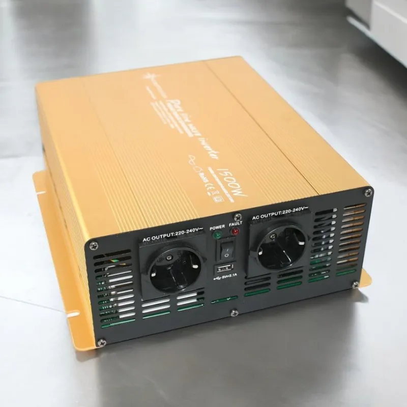 Tradera NY Spänningsomvandlare 24V Ren Sinus Gold Edition 230V^ Husbilar & Husvagnar