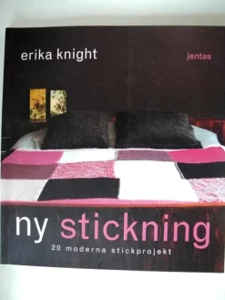 Tradera NY STICKNING 20 MODERNA STICKPROJEKT Erika Knight 2006> Handarbete