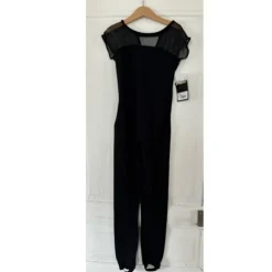 Tradera Konståkning<NY svart heldräkt, stl 10, Intermezzo