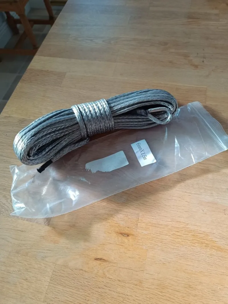 Tradera Ny winsch lina 6mm Atv Syntetlina^ Atvs