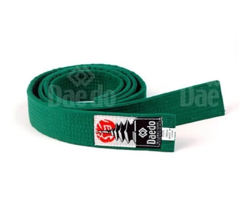 Tradera Kampsport<NYA! Daedo 285 cm Grönt Teakwondo Bälte KampsportsBälte JudoBälte Belt Green
