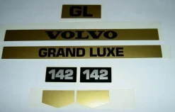 Tradera Klistermärken & Stickers<Nya dekaler till VOLVO 144 GRAND LUXE 1973 - 74