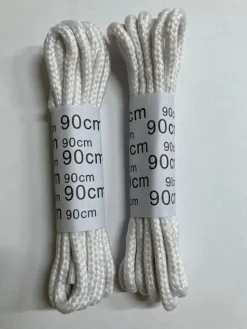 Tradera Skovård<NYA Skosnöre Vit 2 st 90cm