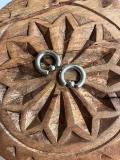 Tradera NYA! Töjningar i kirurgisk stål 4 mm^ Piercings