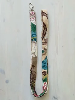 Tradera NYCKELBAND I TYG FRÅN SVENSKT TENN, MÖNSTER FRÅN GP &J BAKER/ ROCKBIRD SIGNATURE^ Accessoarer