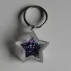Tradera Nyckelring stjärna lila glitter glittrig fin modern accessoar söt present tjej> Nyckelringar & Nyckelfodral