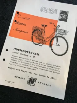 Tradera Nymans husmoders cykel broschyr .-50talet..Från äldre bil-cykel-moped hand^ Övrigt Fordonsrelaterat