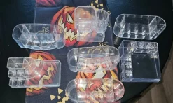 Tradera Övriga Skönhetsprodukter<Nypris 1000kr 7 st clear makeup organizer sminkförvaring