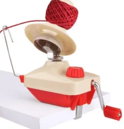 Tradera Nystmaskin röd - för garn, band och tråd^ Övrig Hobby