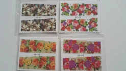 Tradera Manikyr, Hand- & Fotvård<NYTT! 4 ARK Nageldekorationer / 3D Water Transfer Nail Art Stickers 01-04