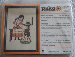 Tradera Nytt Broderi 13 cm x 18 cm, instruktioner på svenska^ Sömnad & Stickning