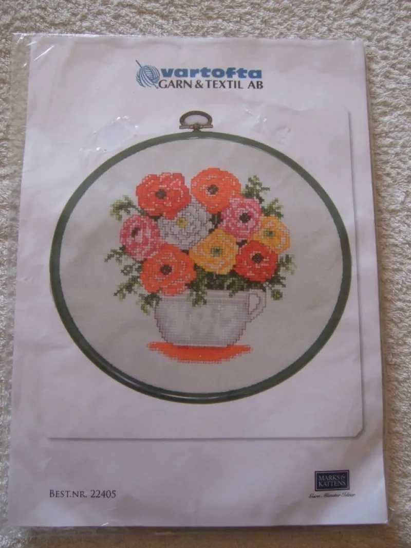 Tradera Nytt Broderi, Tavla ^ Sömnad & Stickning