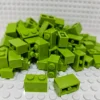Tradera *NYTT* LEGO Brick / Kloss 1x2 Bright Yellowish Green , 100st , 4613965 / 3004> Byggklossar & Lego