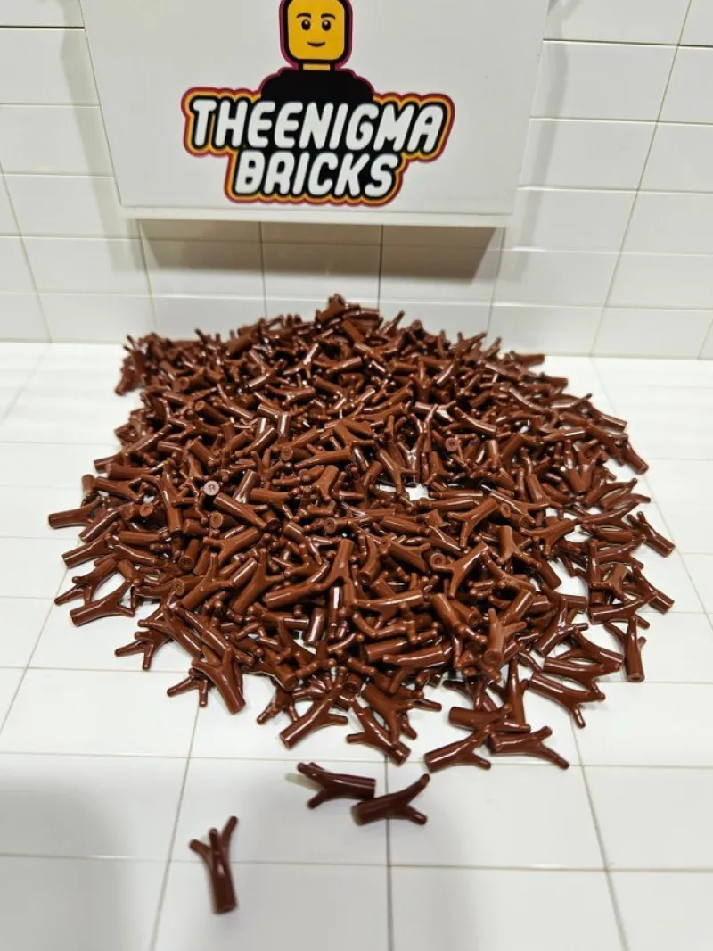 Tradera *NYTT* LEGO Plant Flower Stem w. Bar and 3 Stems Short | 500st | 6345847 68211> Byggklossar & Lego