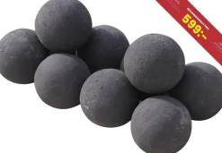 Tradera NYTT 10-pack runda eldbollar av keramiskt fiber | 7cm | Ord.pris 599kr> Värme