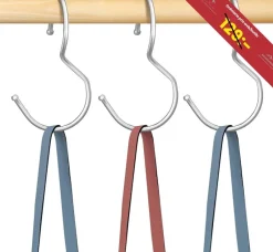 Tradera NYTT 15-pack s-formade krokar för garderober | Perfekt för väskor, ryggsäckar mm^ Övrigt Hem & Hushåll