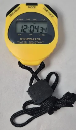 Tradera NYTT Stoppur Stopwatch Gul Tidtagarur Tidtagarklocka Tidtagning Sportur TA TID^ Tidtagarur