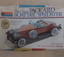 Tradera Obyggd Monogram Packard Boattail Speedster Modellbyggsats 1/24^ Plastbyggsatser