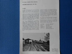 Tradera Järn- & Spårvägsmemorabilia<OHS Bruks Järnvägs Museiförening Verksamhetsberättelse 1987