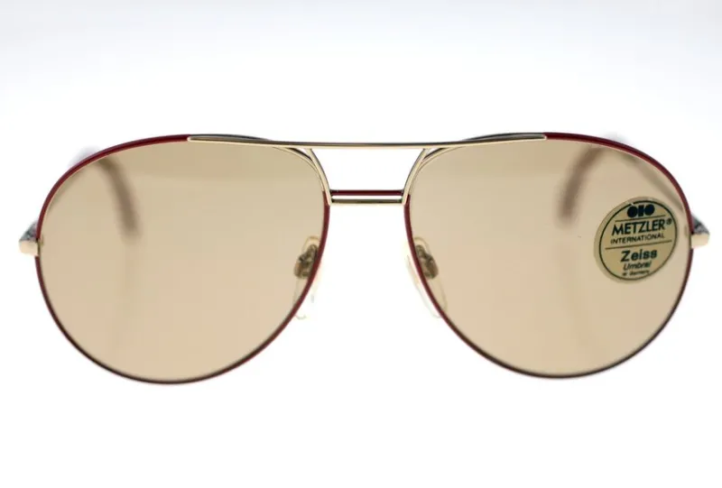 Tradera OIO Metzler 1960 448 N15 men's vintage pilot-style sunglasses with Zeiss lenses> Solglasögon
