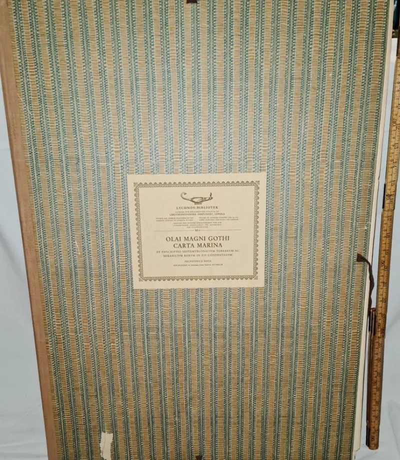 Tradera Ola Magni Gothi Carta Marina, Repoduktion av medeltida kartor> Grafik, Kartor & Tryck