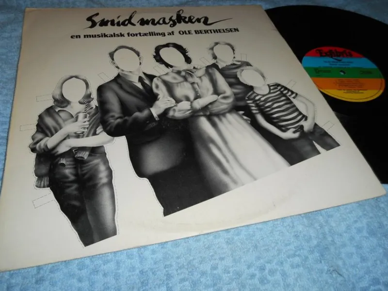 Tradera Ole Berthelsen - Smid masken (LP) Danmark 1981 VG+/VG+^ Vinyl