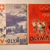 Tradera Olympia<OLYMPIA 1948 ST. MORITZ/LONDON häftade böcker Olympiska spelen Gunvald Håkanson