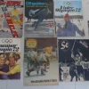 Tradera Olympia<Olympiska spelen tidningar 1960 1963 1968 1982 i använt läst skick