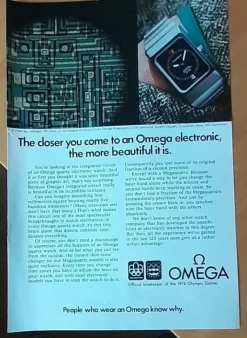 Tradera Omega Constellation USA annons från 1975^ Övrigt Klockrelaterat