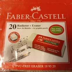 Tradera Oöppnad 20 stFaber-Castell radergummi^ Konstnärstillbehör