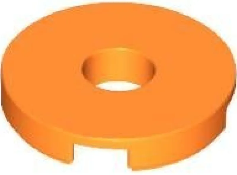 Tradera Orange Tile, Round 2 x 2 with Hole - LEGO - 15535> Byggklossar & Lego