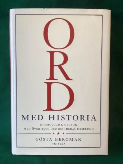 Tradera Ord med historia, Gösta Bergman - 2500 ord och dess ursprung> Korsord & Korsordsrelaterat